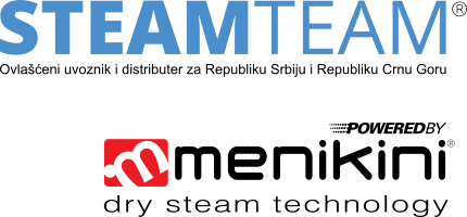 Logo STEAMteam - Generalni zastupnik Menikini uredjaja u Srbiji i Crnoj Gori - Usluge čišćenja suvom parom